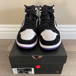 Jordan 1 Mid SE Purple
